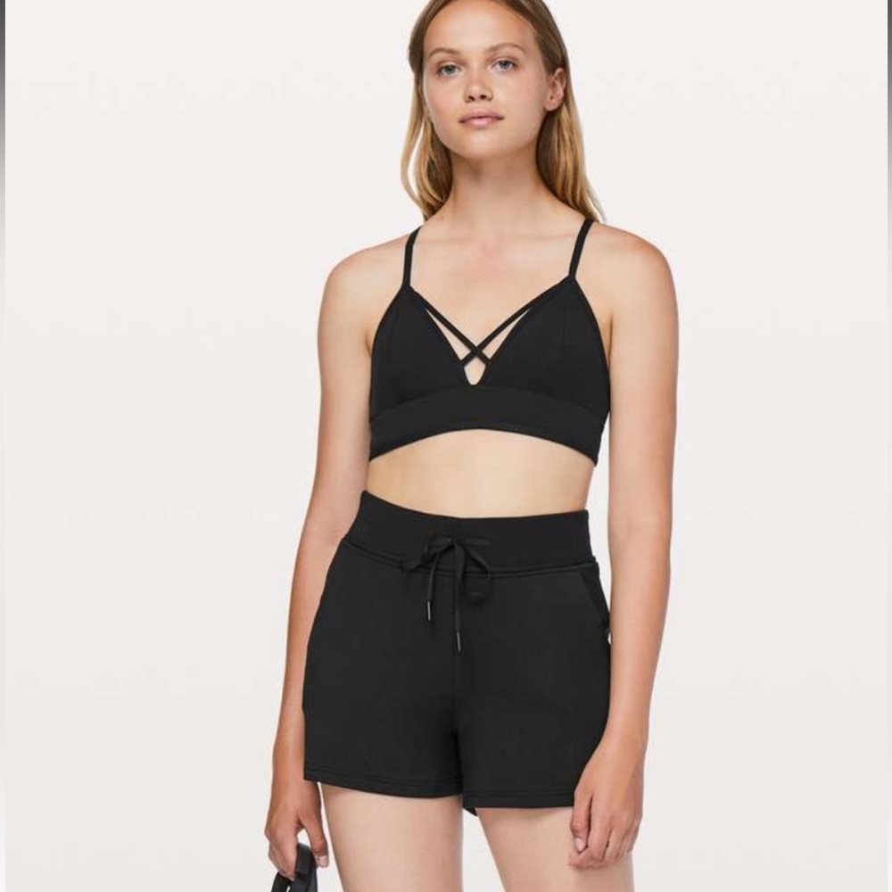 Lululemon Athletica Black Bra size 10